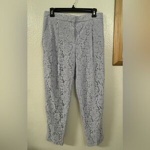 NWT J Crew Collection Lavender Lace Pants Size:4